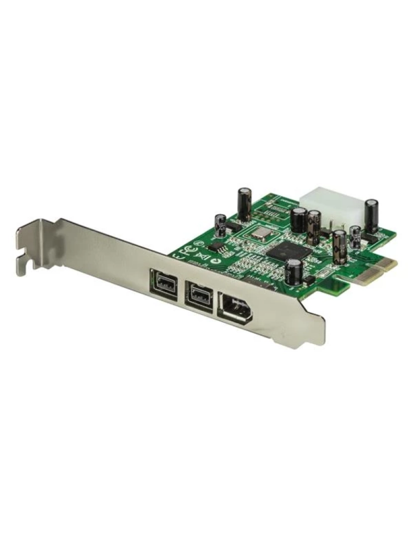 Startech - Placa de Expansão Firewire Startech > Adaptador 1394 3 Portas 2B 1A PCI Express - PEX1394B3