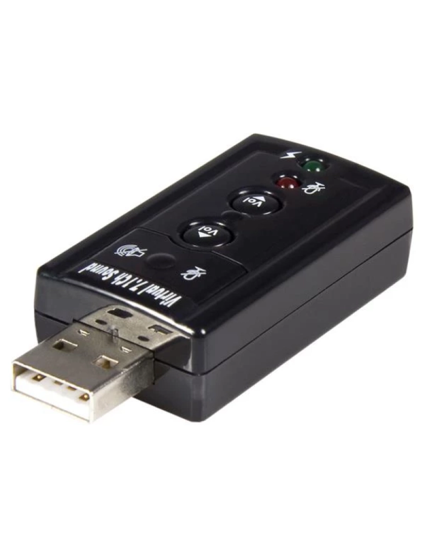 imagem de Placa de SOM Startech > 7.1 Canais USB - ICUSBAUDIO71