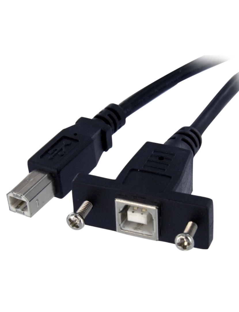 Startech - Cabo USB Startech > Montável em Painel B Para B 30 CM F/M - USBPNLBFBM1
