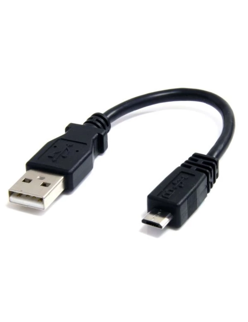 imagem de Adaptador USB Startech > Cabo 0,1524 M A MICRO-USB B Preto - UUSBHAUB6IN1