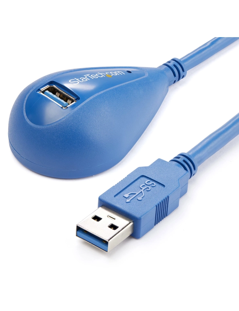 Startech - Cabo USB Startech > 1,5 M 3.2 GEN 1 (3.1 GEN 1) A Azul - USB3SEXT5DSK