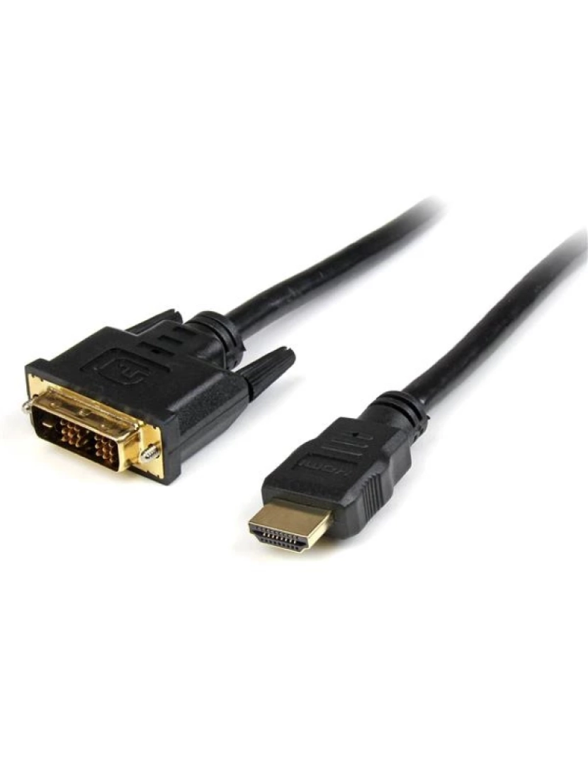 imagem de Cabo DVI Startech > 5M HDMI/DVI-D Preto - HDDVIMM5M1