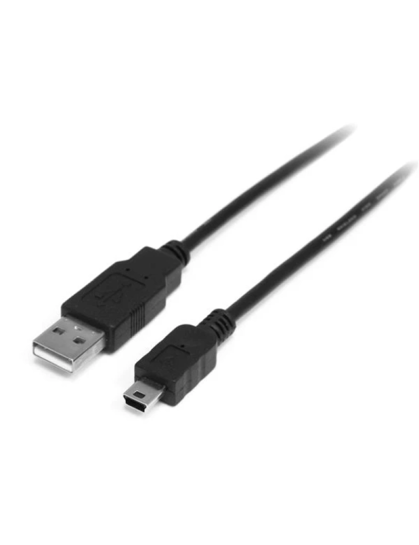 Startech - Cabo USB Startech > 1 M 2.0 A MINI-USB B Preto - USB2HABM1M
