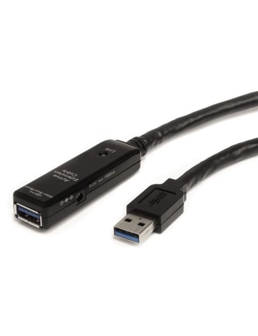 imagem de Cabo USB Startech > 10 M 3.2 GEN 1 (3.1 GEN 1) A Preto - USB3AAEXT10M1