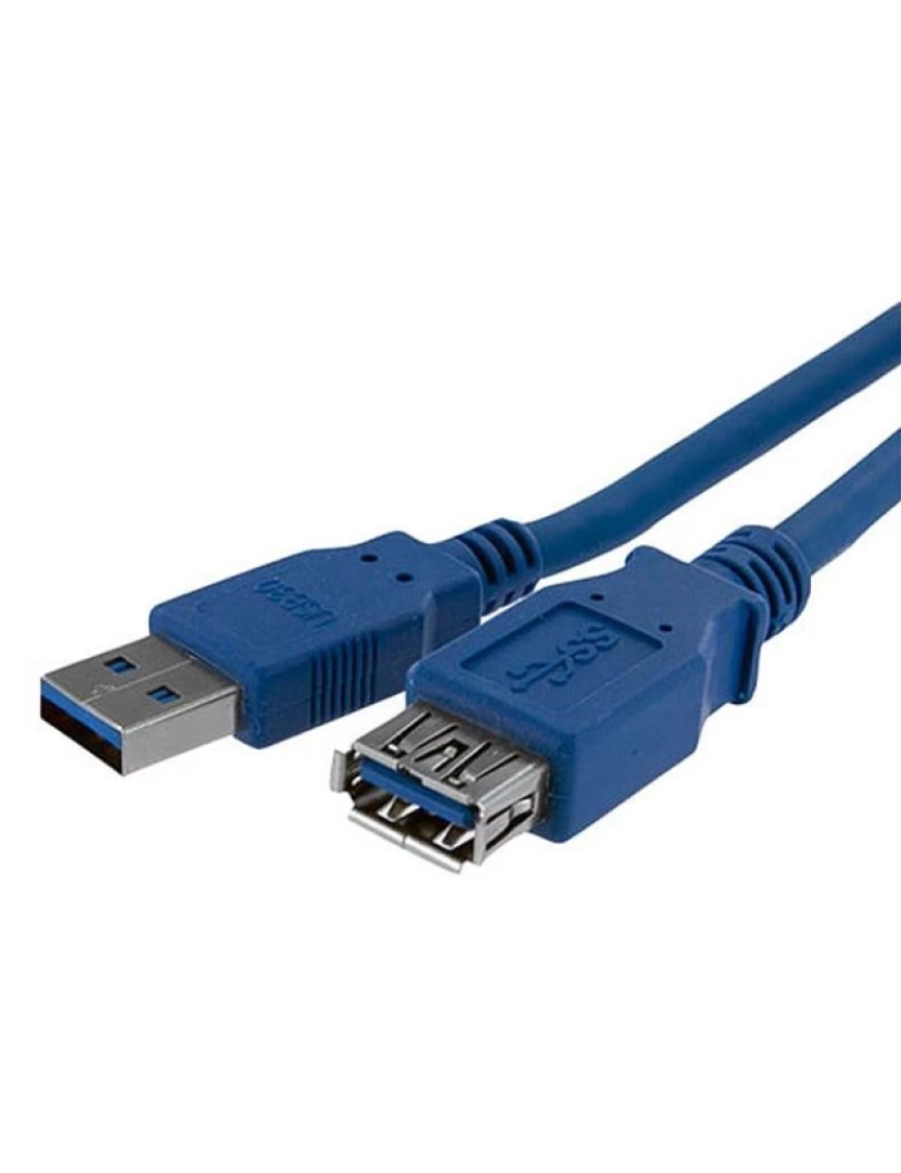 imagem de Cabo USB Startech > 1 M 3.2 GEN 1 (3.1 GEN 1) A Azul - USB3SEXT1M1