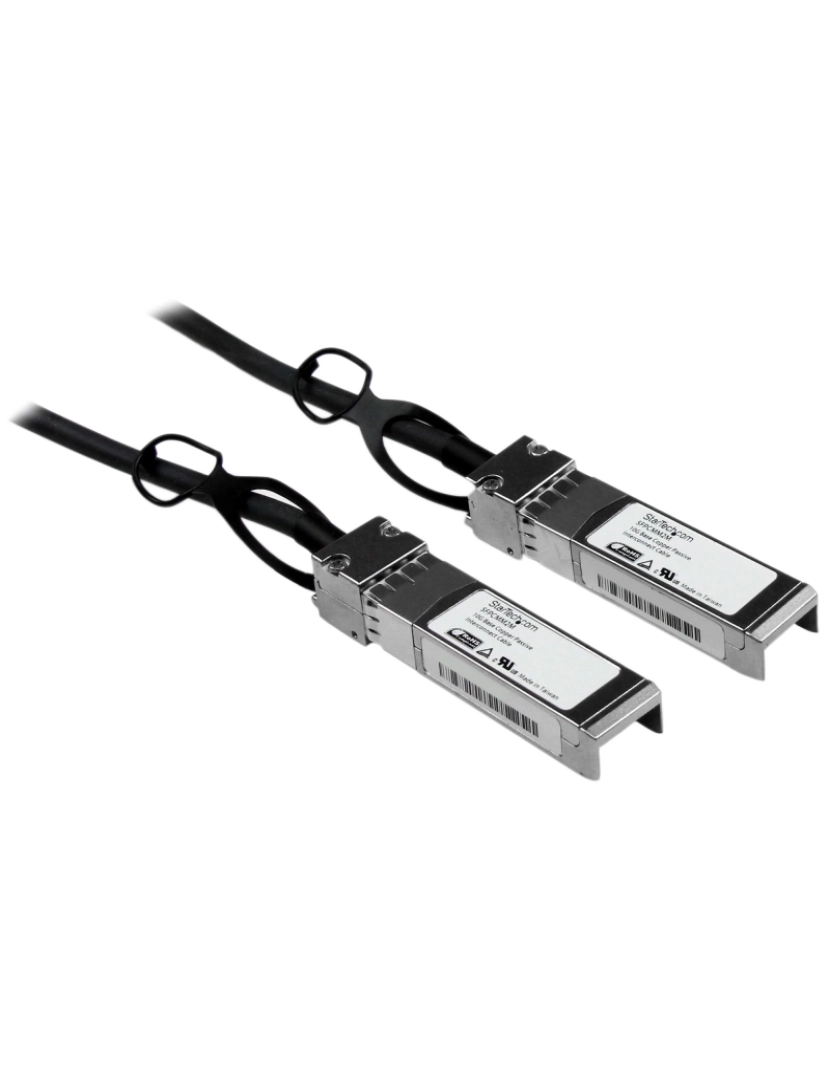 Startech - Cabo de Fibra Óptica Startech > Twinax Anexado Direto Passivo 10 Gigabit Ethernet (10GBE) Sfp+ Compatível com Cisco SFP-H10GB-CU2M&NBSP; 2 M - SFPCMM2M