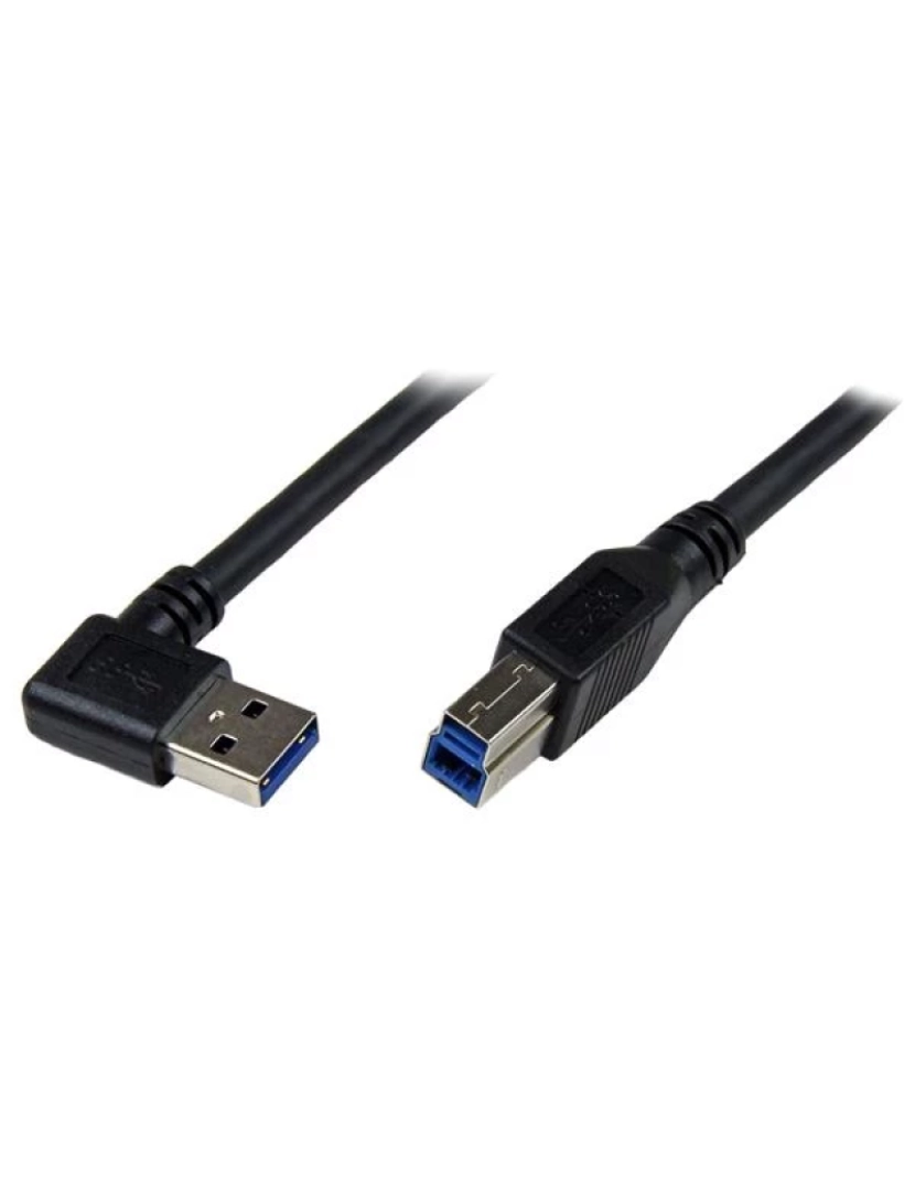 Startech - Cabo USB Startech > 3.0A 3.0B, 1M 3.2 GEN 1 (3.1 GEN 1) A MICRO-USB B Preto - USB3SAB1MRA
