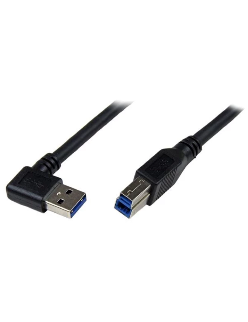 imagem de Cabo USB Startech > 3.0A 3.0B, 1M 3.2 GEN 1 (3.1 GEN 1) A MICRO-USB B Preto - USB3SAB1MRA1