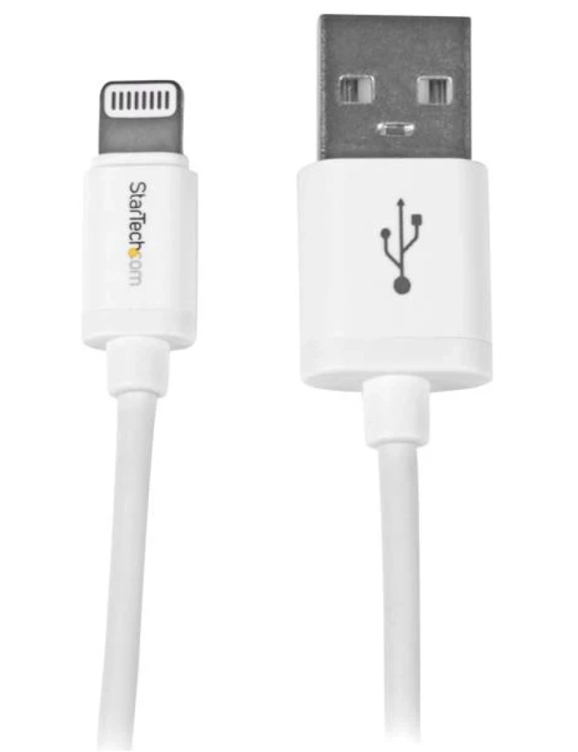 Startech - Cabo USB Startech > Lightning 1 M Branco - USBLT1MW