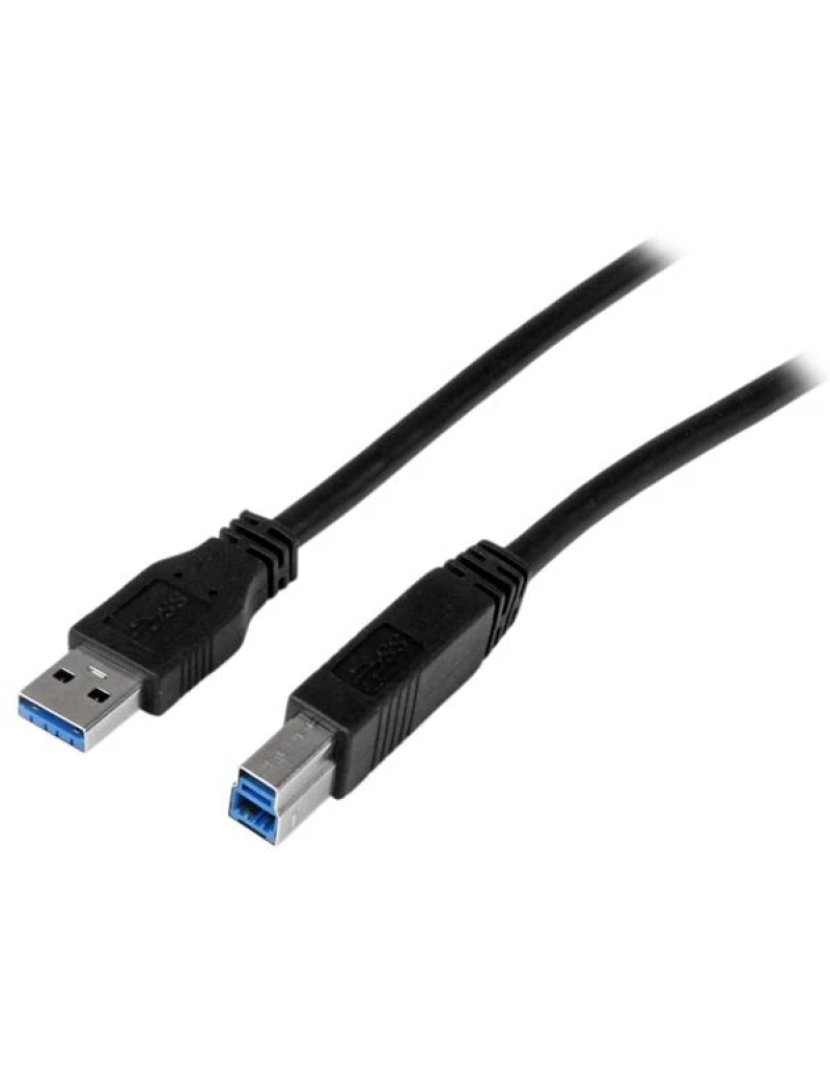 imagem de Cabo USB Startech > 2 M 3.2 GEN 1 (3.1 GEN 1) A B Preto - USB3CAB2M1