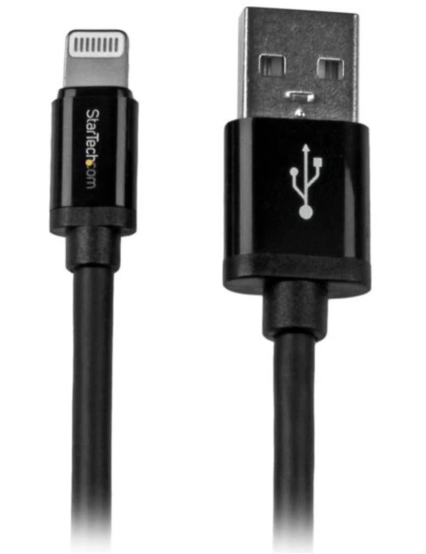 Startech - Cabo USB Startech > Lightning 2 M Preto - USBLT2MB