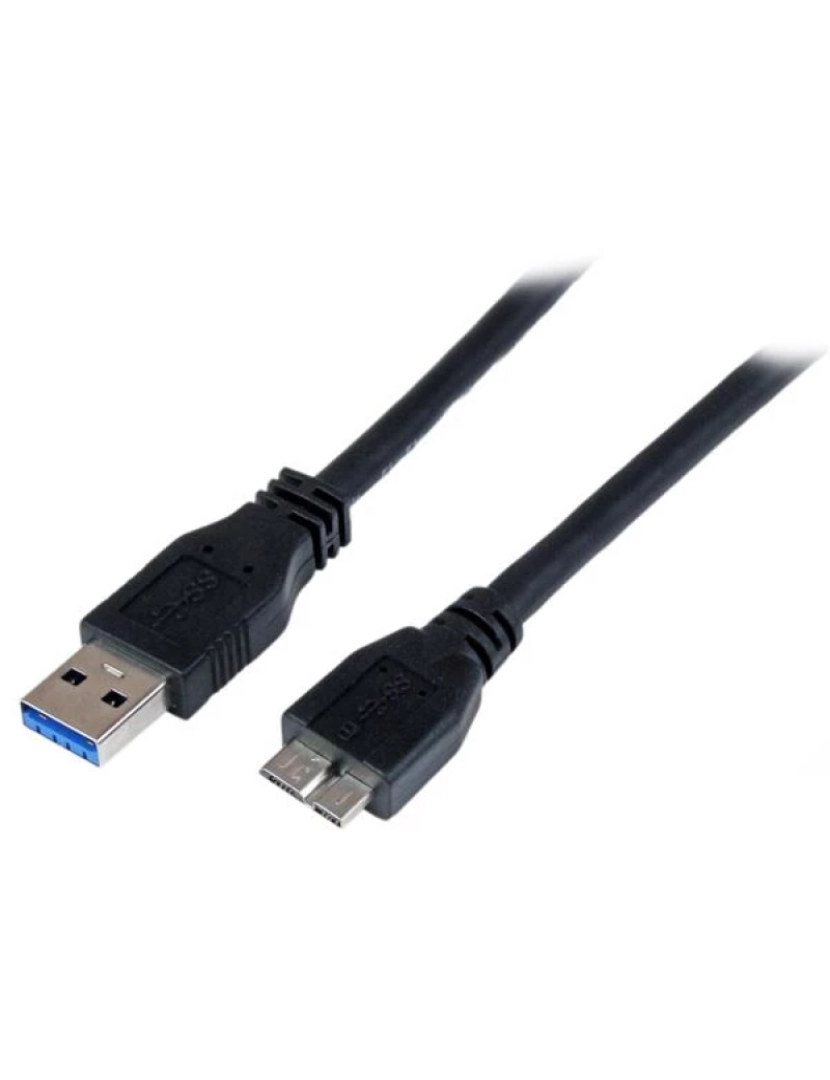 imagem de Cabo USB Startech > 1 M 3.2 GEN 1 (3.1 GEN 1) A MICRO-USB B Preto - USB3CAUB1M1