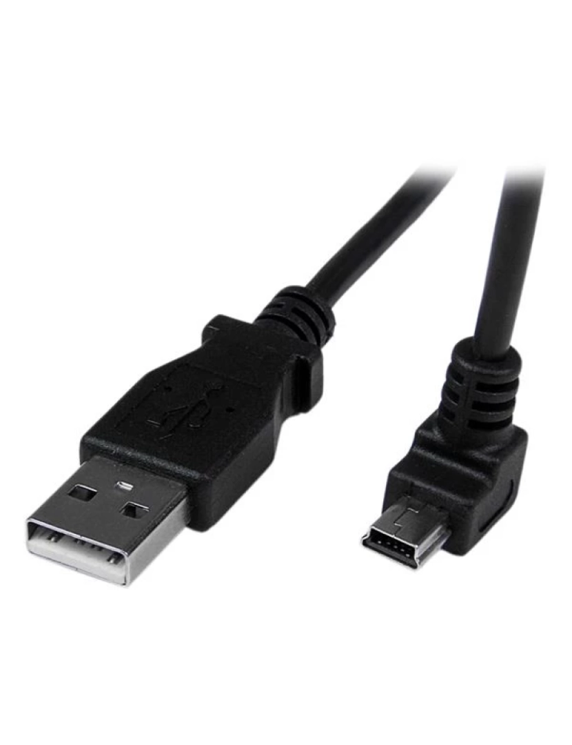 imagem de Cabo USB Startech > Mini de 2 M A Para Mini B de Ângulo Inferior - USBAMB2MD1