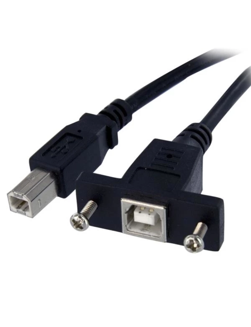 Startech - Cabo USB Startech > 0,91 M 2.0 B Preto - USBPNLBFBM3