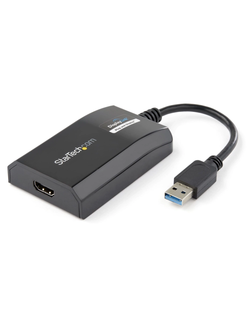 Startech - Adaptador USB Startech > 3.0 Para Hdmi Certificação Displaylink 1920X1200 - USB32HDPRO