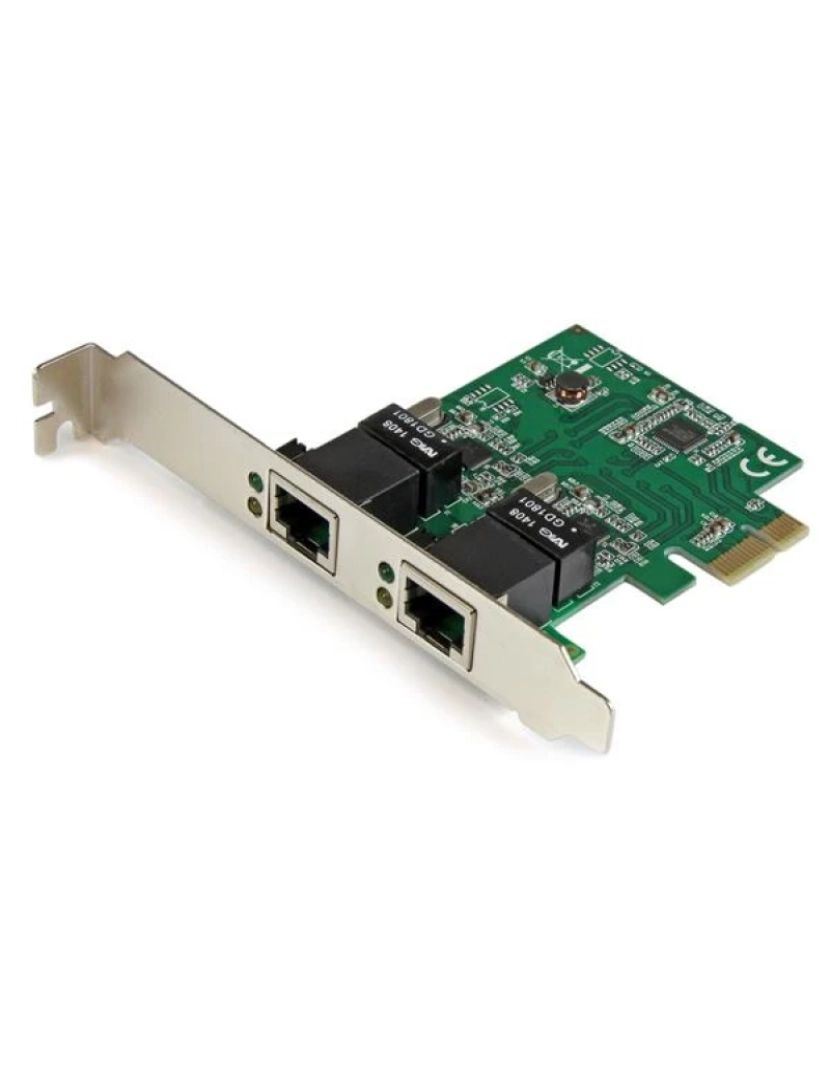 imagem de Placa de Rede Startech > Adaptadora Servidor PCI Express Gigabit Porta Dupla NIC Pcie - ST1000SPEXD41