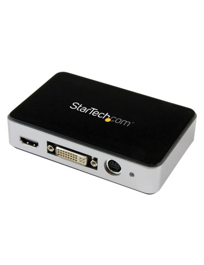Startech - Adaptador USB Startech > Dispositivo de Captura de Vídeo 3.0 Gravador de Vídeo Hdmi / DVI / VGA / Composto de Alta Definição 1080P 60FPS - USB3HDCAP