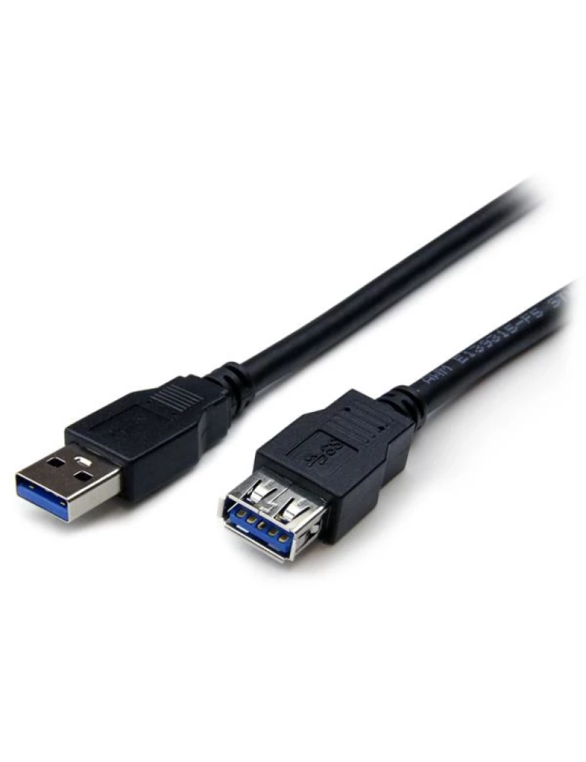 imagem de Cabo USB Startech > 2 M 3.2 GEN 1 (3.1 GEN 1) A Preto - USB3SEXT2MBK1