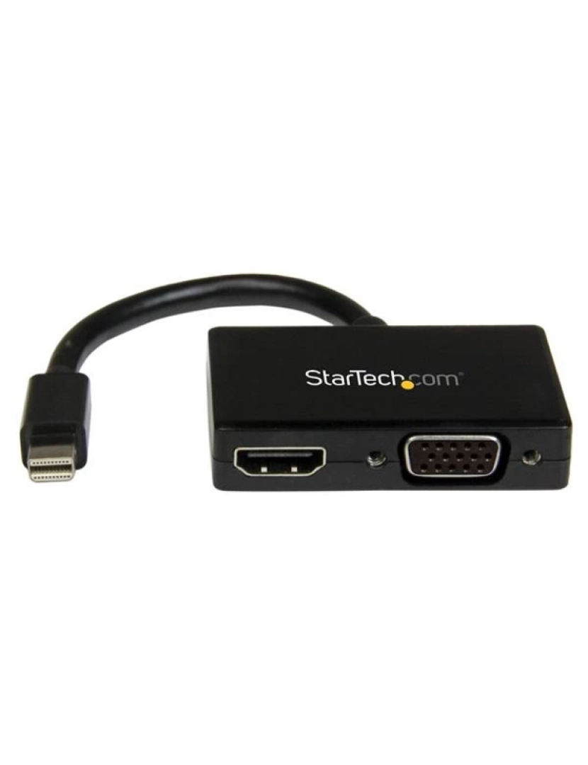 Startech - Adaptador Display Port Startech > Cabo Vídeo 0,15 M Preto - MDP2HDVGA