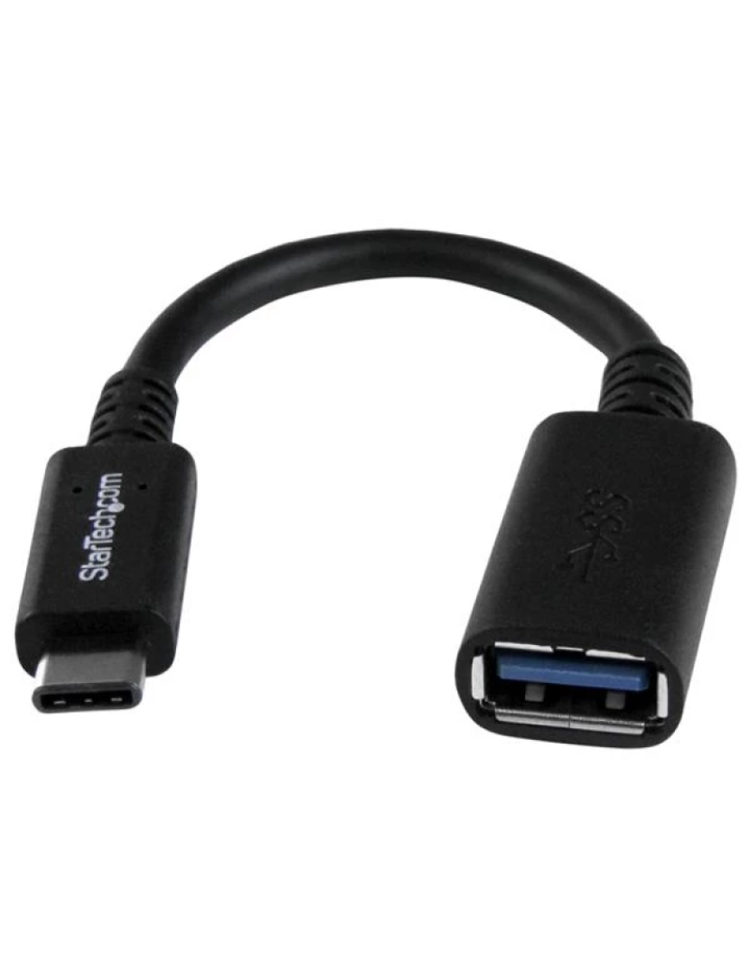 imagem de Cabo USB Startech > 0,15 M 3.2 GEN 1 (3.1 GEN 1) C A Preto - USB31CAADP1