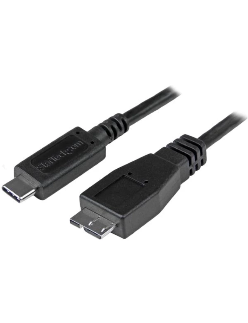 Startech - Cabo USB Startech > 1 M 3.2 GEN 2 (3.1 GEN 2) C MICRO-USB B Preto - USB31CUB1M