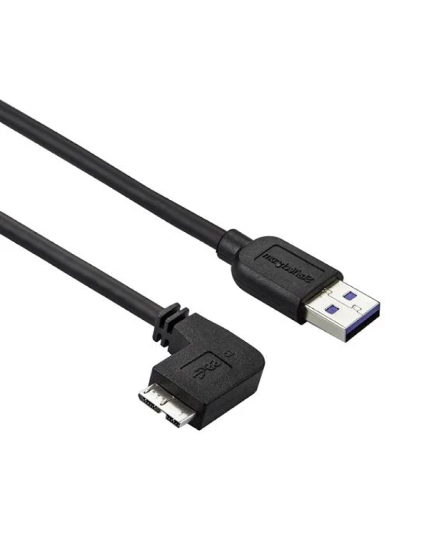 Startech - Cabo USB Startech > 1 M 3.2 GEN 1 (3.1 GEN 1) A MICRO-USB B Preto - USB3AU1MLS