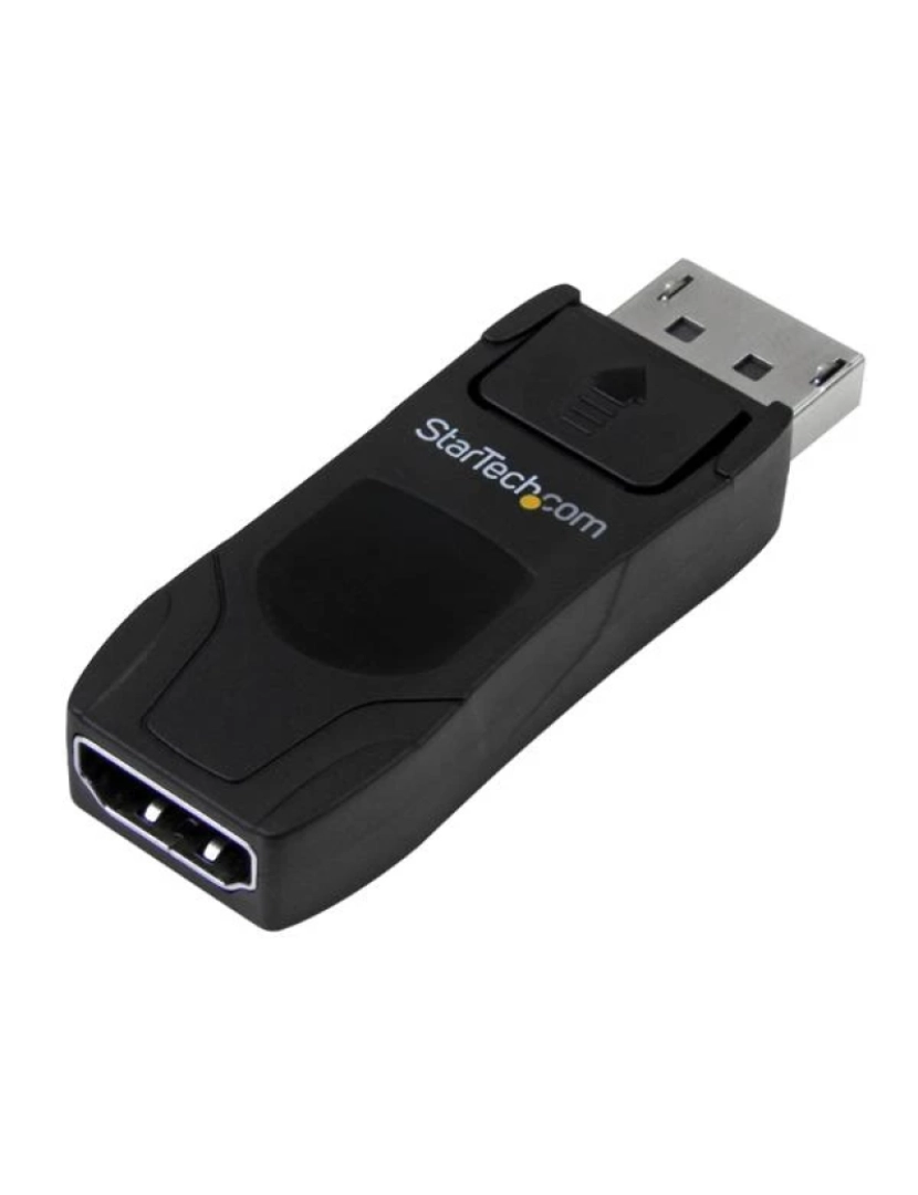 Startech - Adaptador USB Startech > Para Cabos Displayport Hdmi Preto - DP2HD4KADAP