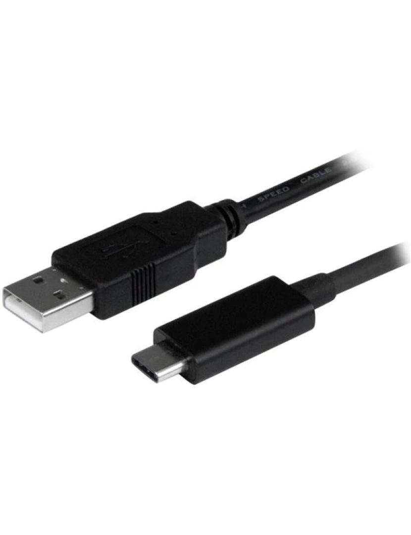 imagem de Cabo USB Startech > 1 M 2.0 A C Preto - USB2AC1M1