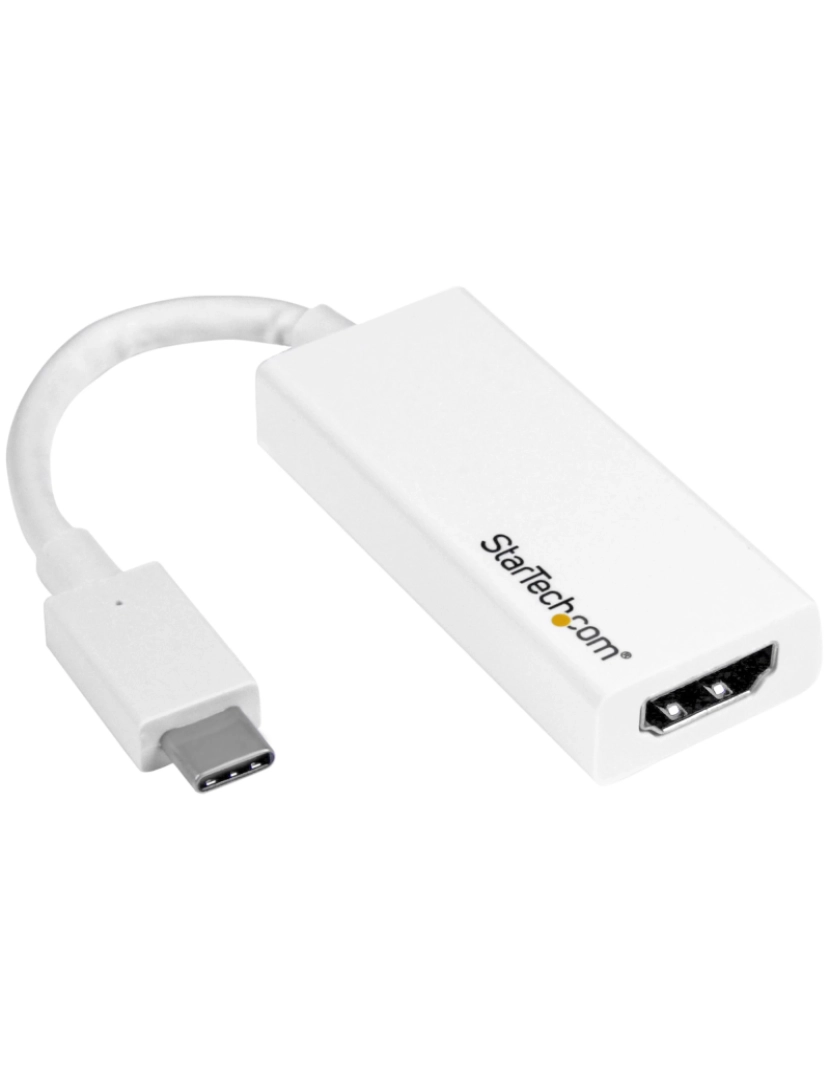 Startech - Cabo USB Startech > Adaptador Gráfico 3840 X 2160 Pixels Branco - CDP2HDW