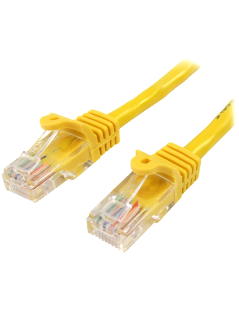 Startech - Cabo de Rede Startech > Amarelo 0,5 M CAT5E U/utp (utp) - 45PAT50CMYL