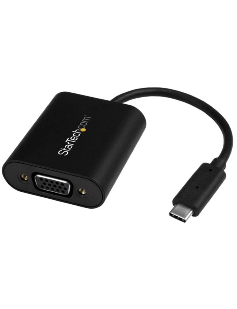 Startech - Cabo VGA Startech > Adaptador Gráfico USB 2048 X 1280 Pixels Preto - CDP2VGASA