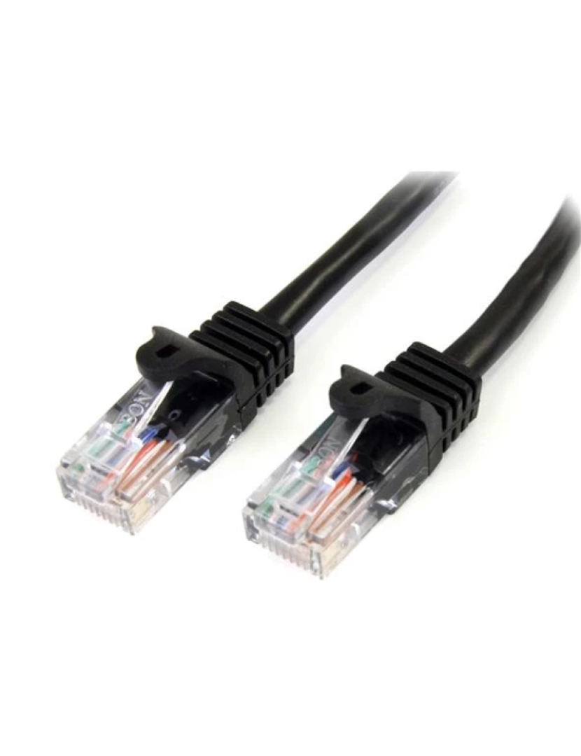 Startech - Cabo de Rede Startech > Preto 7 M CAT5E U/utp (utp) - 45PAT7MBK