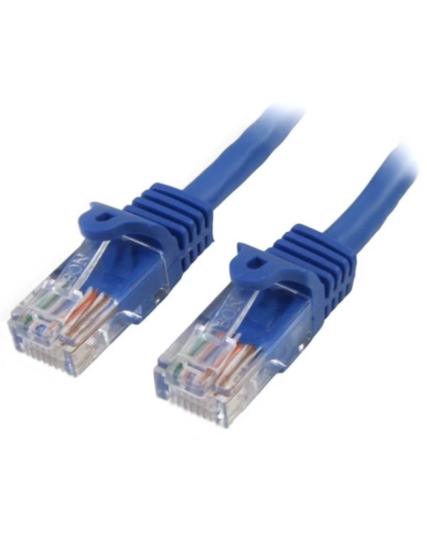 Startech - Cabo de Rede Startech > Azul 7 M CAT5E U/utp (utp) - 45PAT7MBL