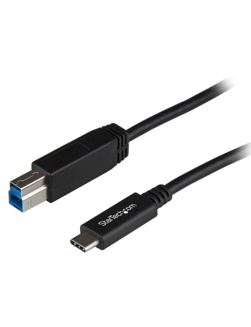 imagem de Cabo USB Startech > 1 M 3.2 GEN 2 (3.1 GEN 2) C B Preto - USB31CB1M1
