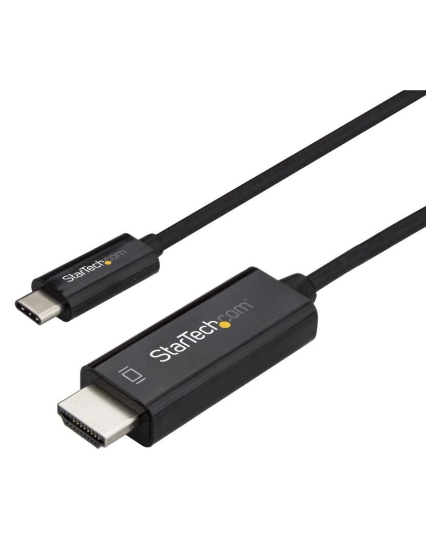 Startech - Cabo USB Startech > Adaptador de de Vídeo 1 M TYPE-C Hdmi Preto - CDP2HD1MBNL