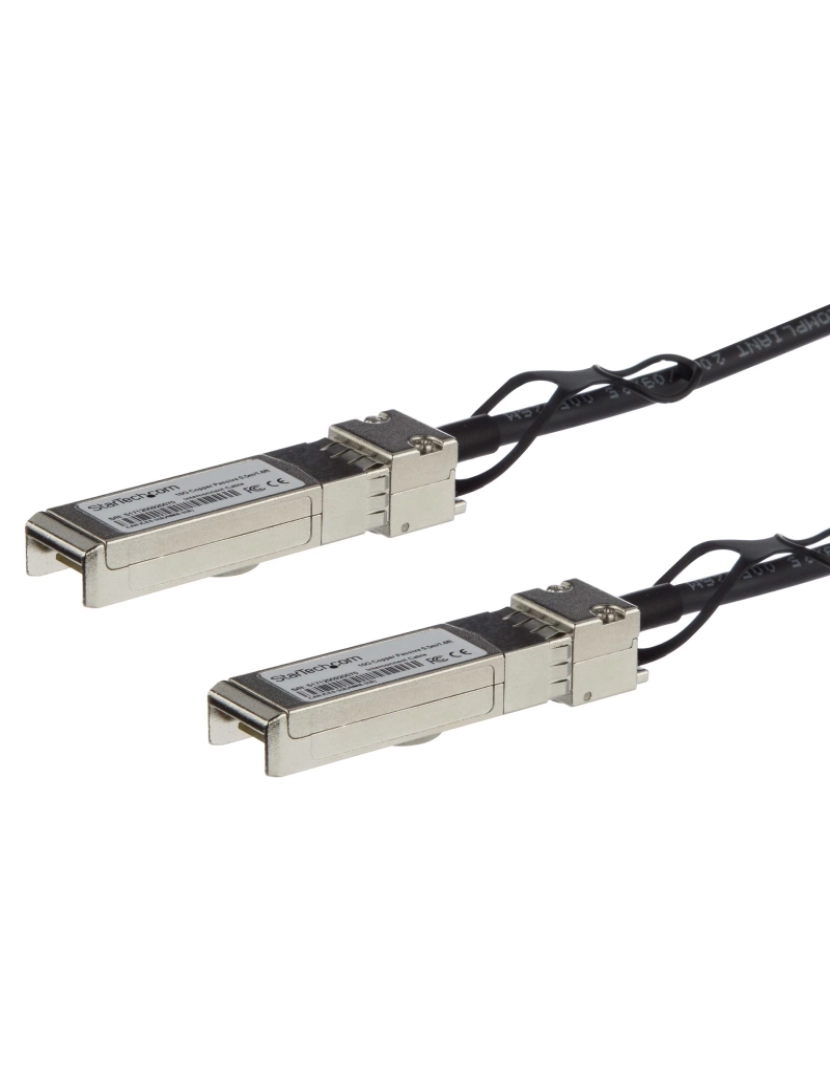 Startech - Cabo de Fibra Óptica Startech > Rede Preto 2 M - SFP10GPC2M