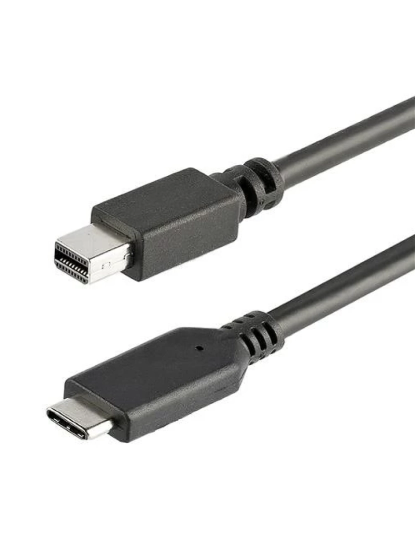 Startech - Adaptador Display Port Startech > Cabo USB-C Para Mini Displayport 1 M 4K 60HZ Preto - CDP2MDPMM1MB