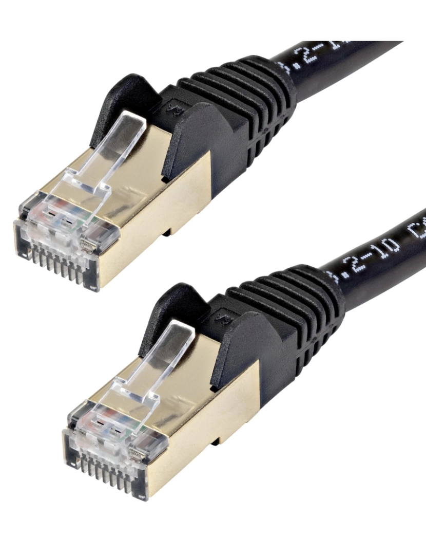 imagem de Cabo de Rede Startech > Preto 10 M CAT6A S/utp (stp) - 6ASPAT10MBK1