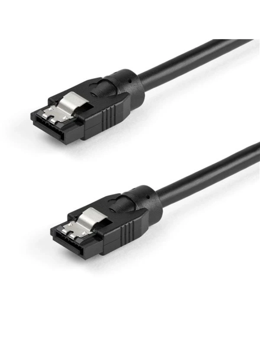 imagem de Cabo Sata Startech > 0,6 M 7-PIN Preto - SATRD60CM1