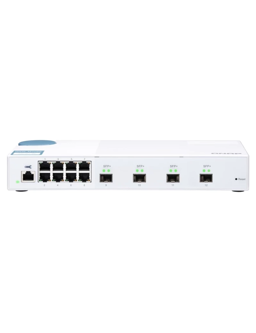 Qnap - de rede gerido l2 gigabit ethernet (10/100/1000) branco - qsw-m408s