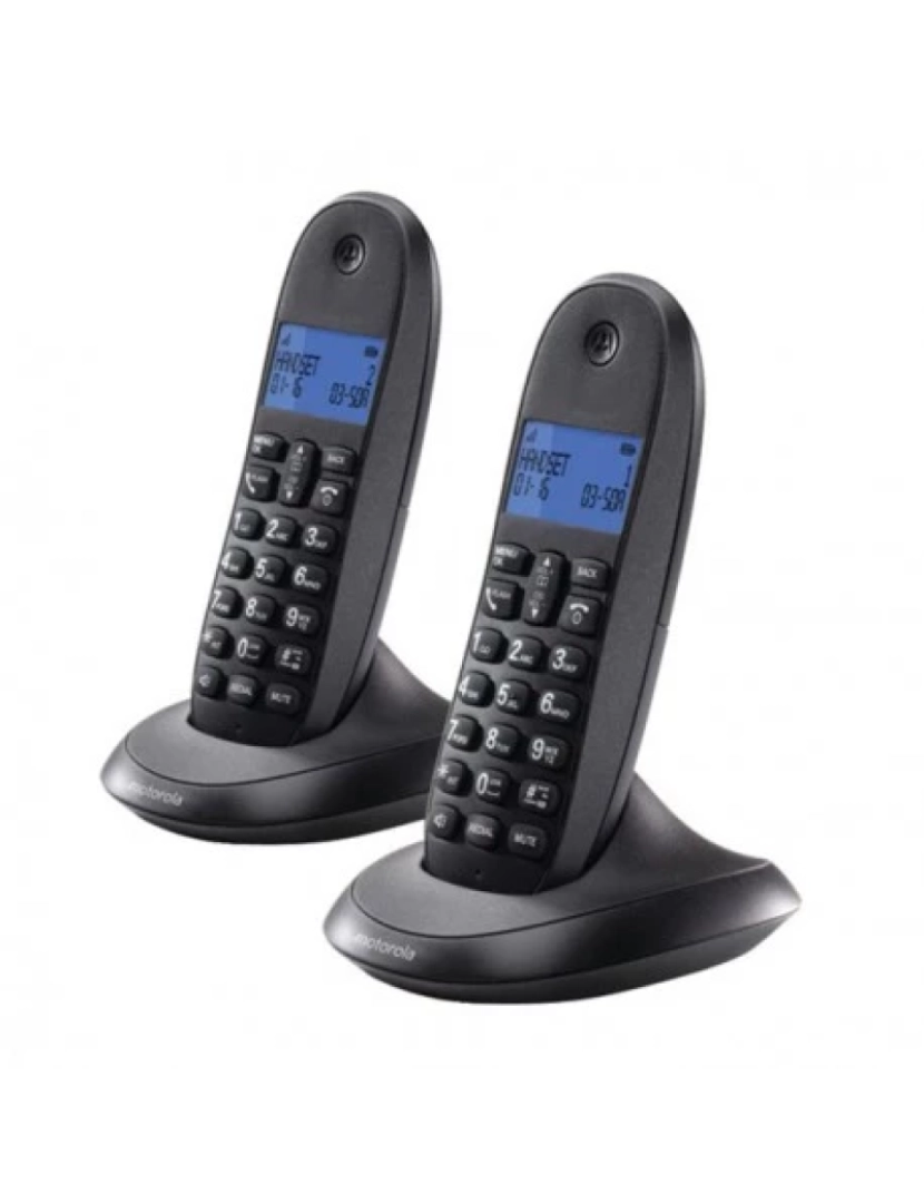 Motorola - Telefone SEM FIO Motorola > C1002 Dect Identificação de Chamadas Cinzento - 107C1002GW