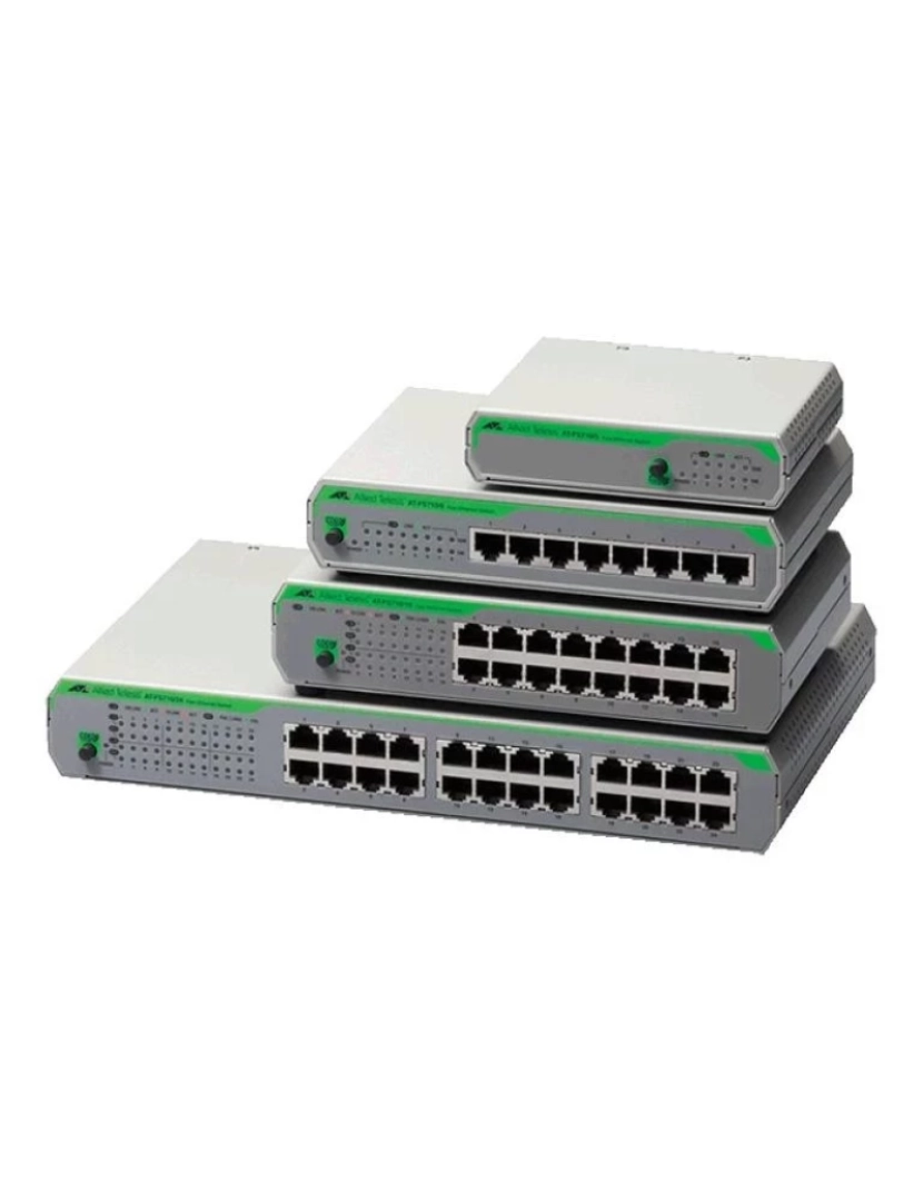 Allied Telesis - não-gerido fast ethernet (10/100) cinzento - at-fs710/8-50