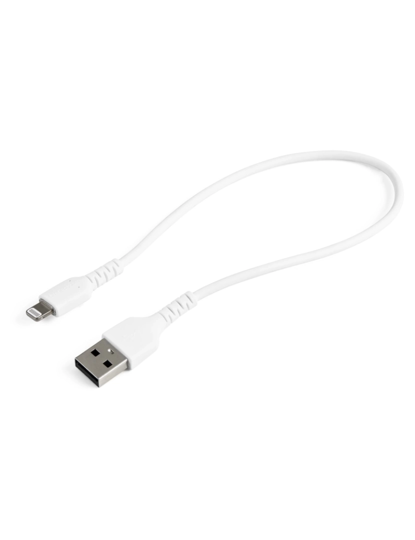 Startech - Cabo USB Startech > Para Telemóvel Branco 0,3 M A Lightning - RUSBLTMM30CMW