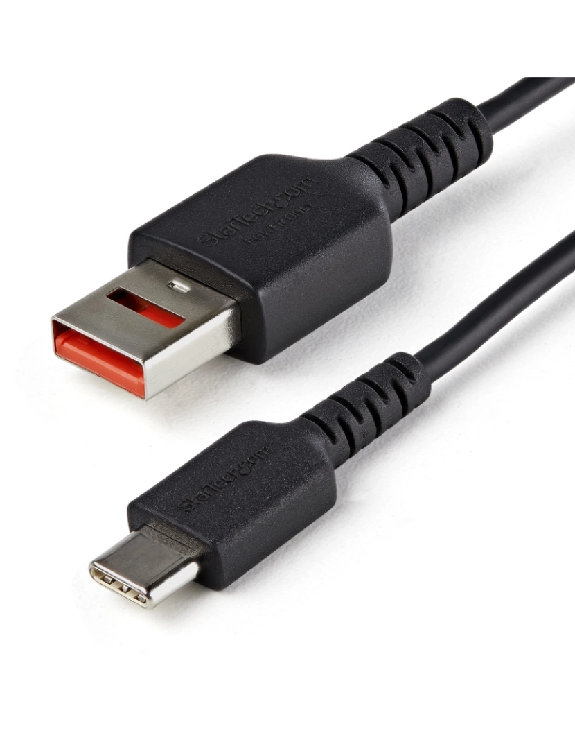 imagem de Cabo USB Startech > 1 M 2.0 A C Preto - USBSCHAC1M1