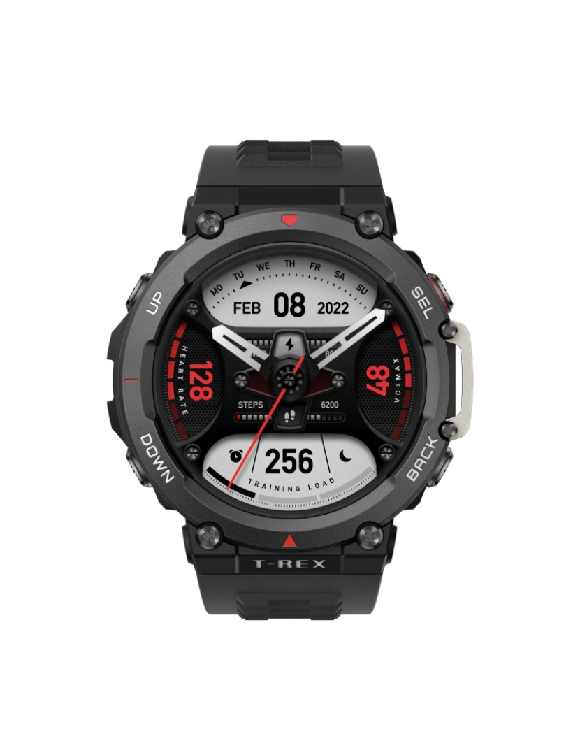 imagem de Smart Watch Amazfit > T-REX 2 3,53 CM (1.39) Amoled 47 MM Preto GPS - Amaz T-REX2 BK1