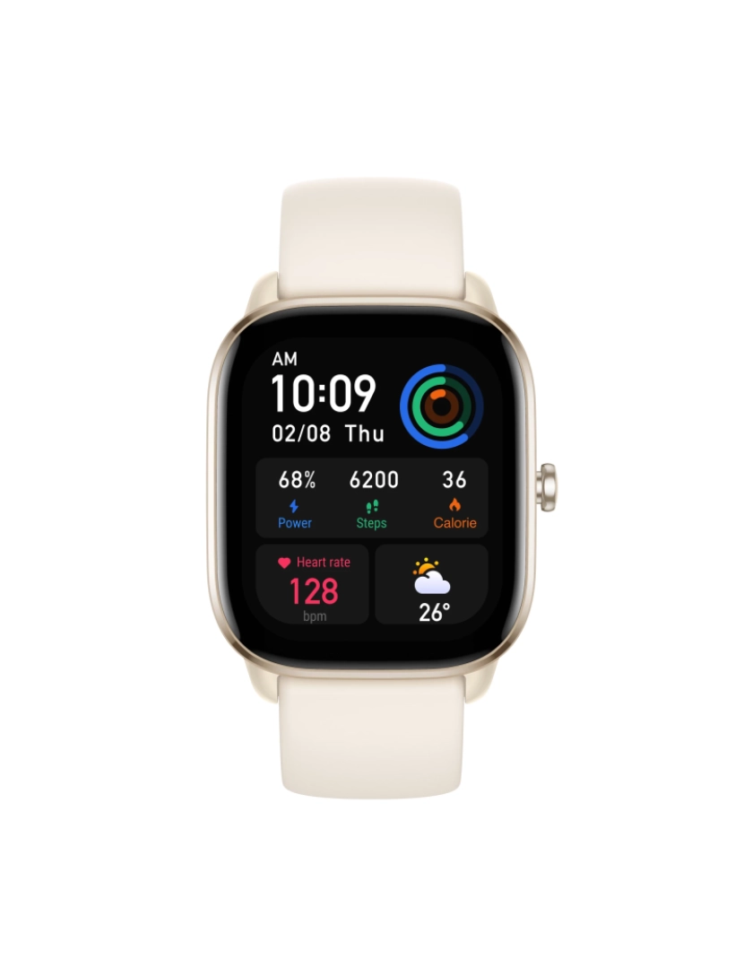 imagem de Smart Watch Amazfit > GTS 4 Mini 4,19 CM (1.65) Amoled Branco GPS - W2176OV8N1