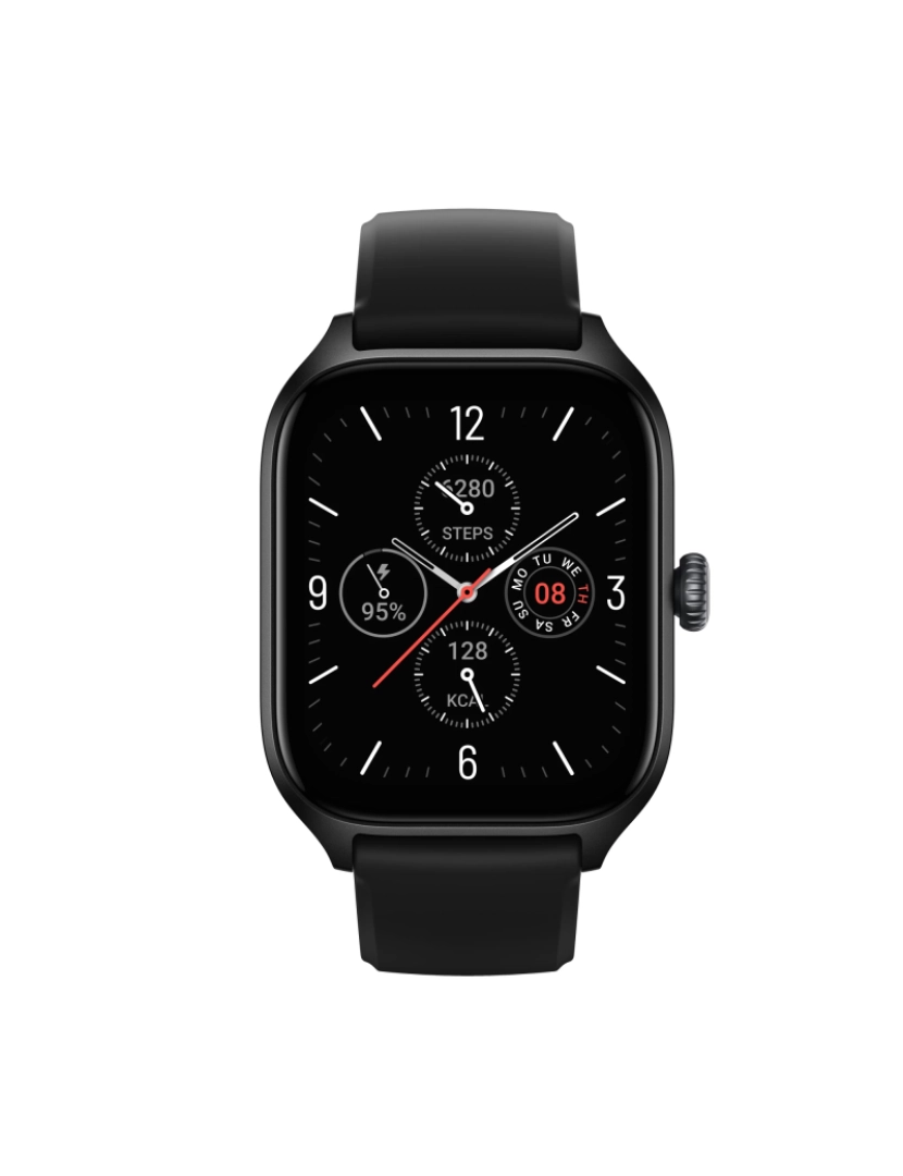Amazfit - Smart Watch Amazfit > GTS 4 4,45 CM (1.75) Amoled 43 MM Preto GPS - W2168EU1N