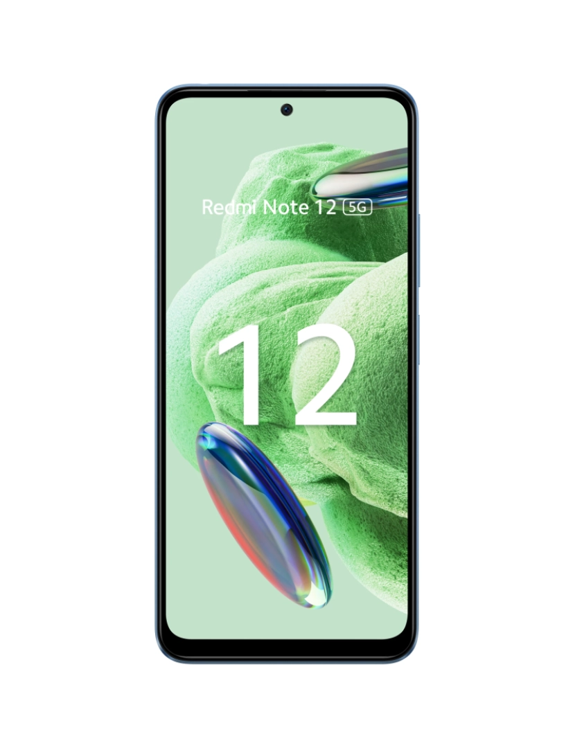 Xiaomi - Smartphone Xiaomi > redmi note 12 5g 16,9 cm (6.67) dual sim híbrido android 12 usb type-c 4 gb 128 gb 5000 mah azul - MZB0CYWEU