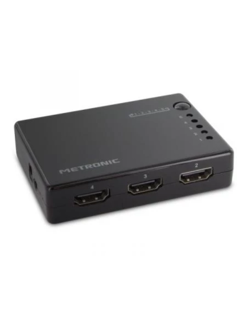 Metronic - Cabo Hdmi Metronic > Switch METRONI.-5PORTAS-4K - 370309