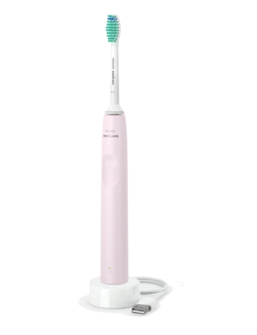 imagem de Escova de Dentes Elétricas Philips > 1100 Series Elétrica Adulto Sónica Verde, Rosa, Branco - HX3651/111